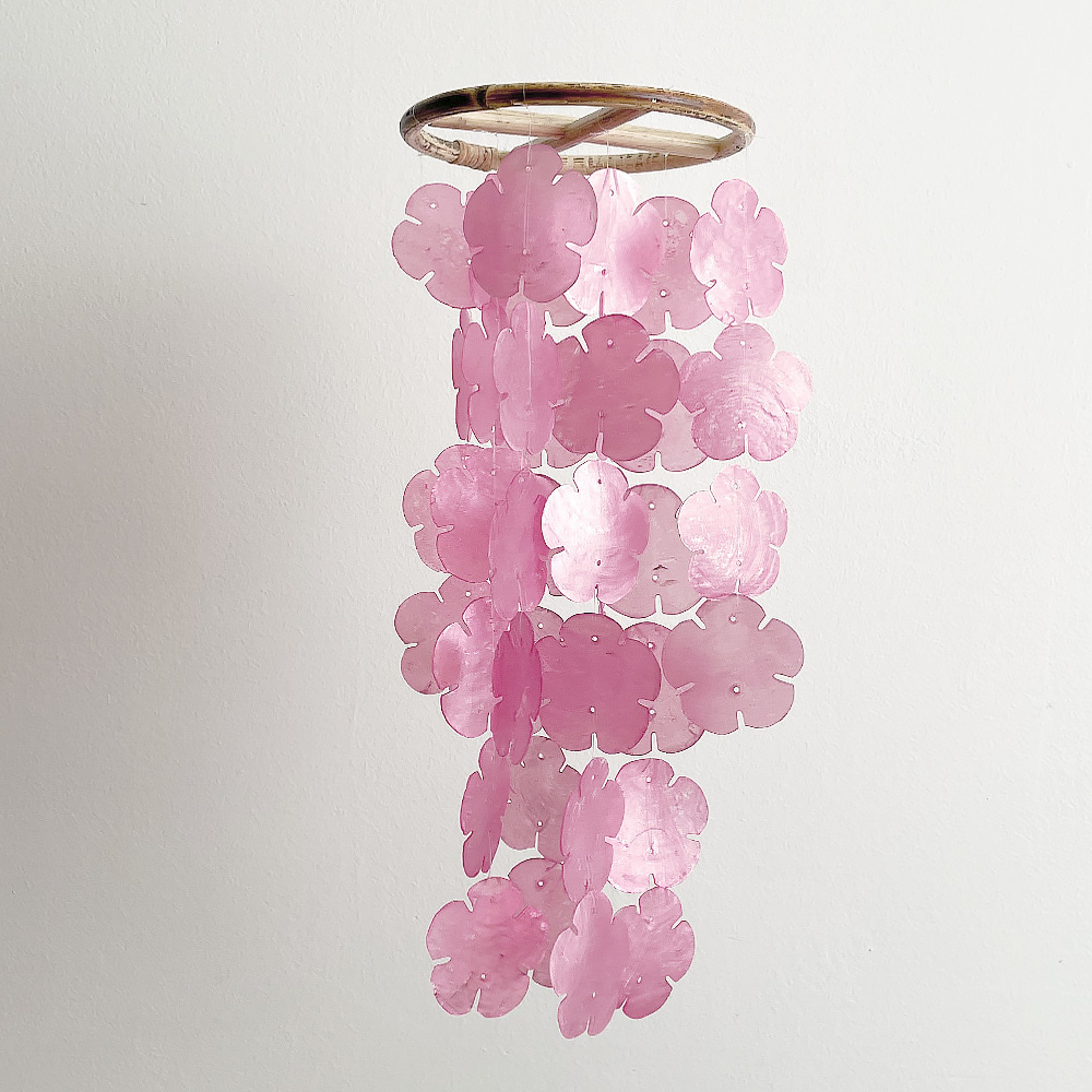 [20USE_0595]아프리카벚꽃 베이커리 자개모빌 DIY-KIT(S)_핑크
