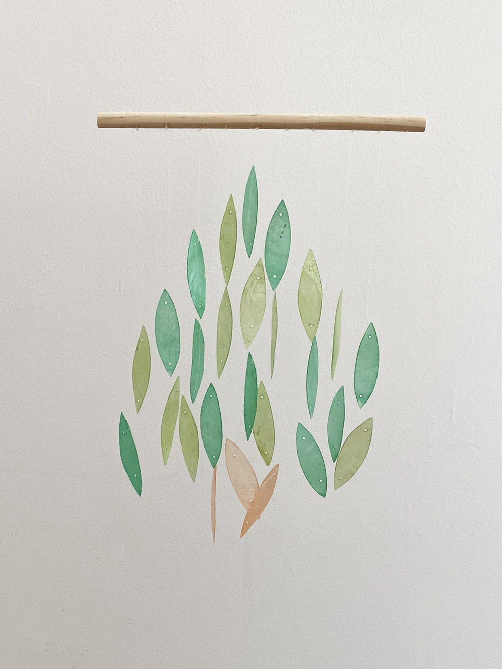 [21USE_0014]나의 라임나무 자개모빌 DIY-KIT(작은잎)_S