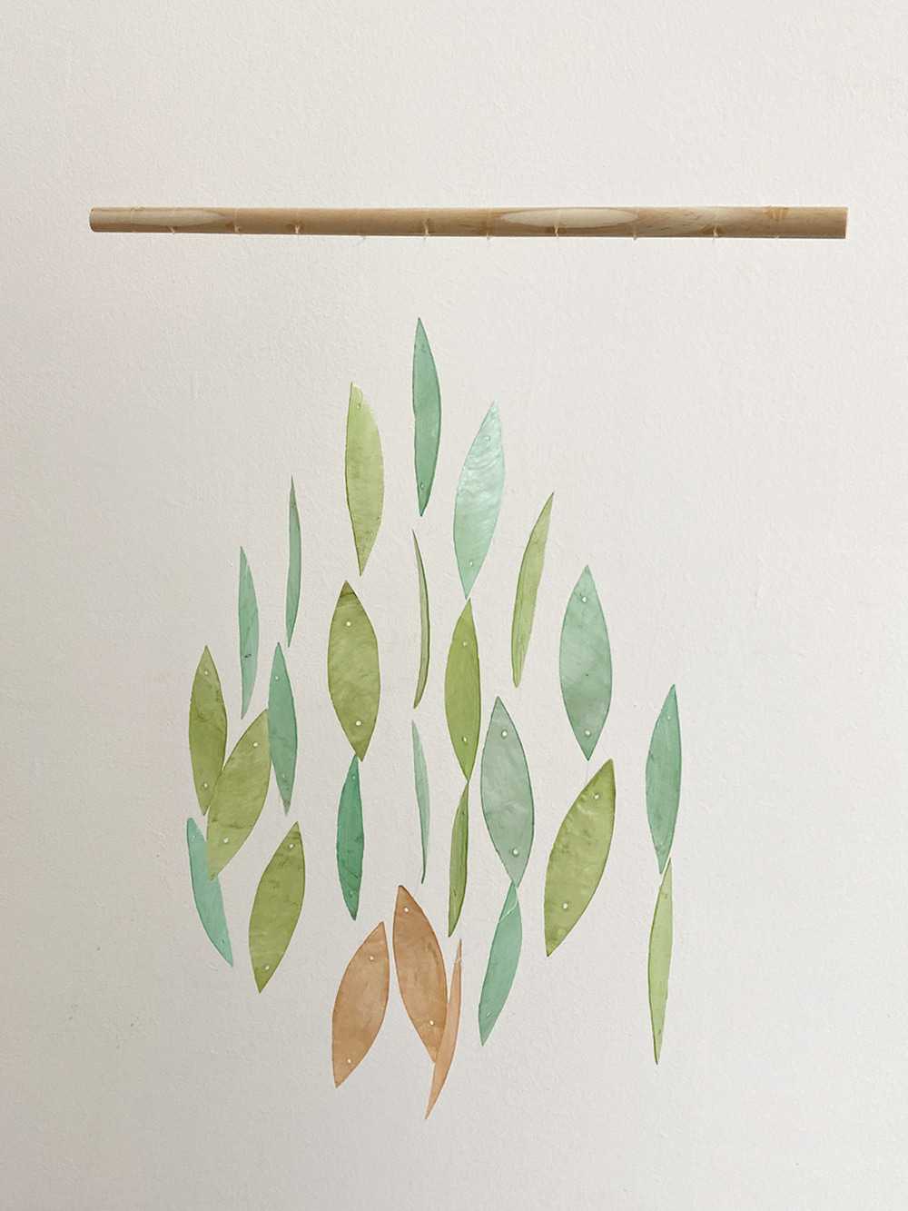 [21USE_0015]나의 라임나무 자개모빌 DIY-KIT(큰잎)_M