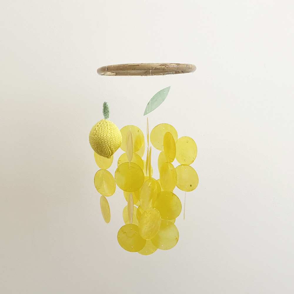 [21DO_0163]호유즈 과일가게 자개모빌 DIY-KIT_레몬